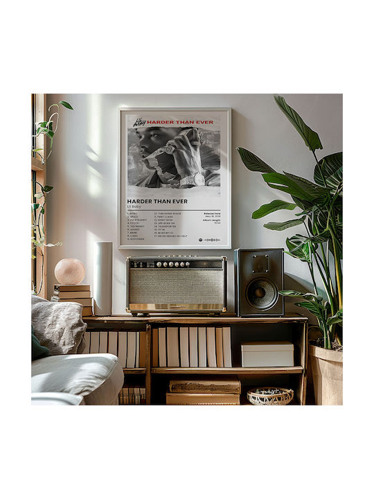 Music Poster Lil Baby Harder Than Ever Ms148 40cm X 50cm-62422pd156292
