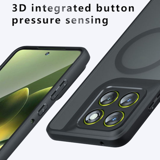 Techsuit Rückseitencover aus Silikon Schwarz Motorola Edge 70 Pro