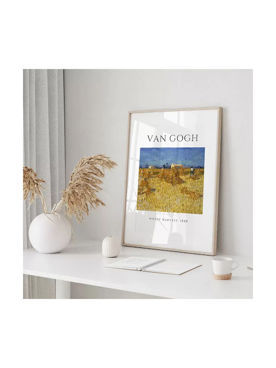 Poster Van Gogh Wheat Harvest Art097 40cm X 50cm-56043pd156707