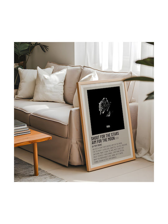 Music Poster Shoot Stars Aim Moon Pop Smoke Ms605 40cm X 50cm-70430pd155929