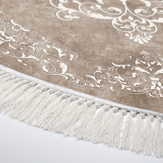 Conceptum Hypnose Χαλί Στρογγυλό Beige-White Φ160cm