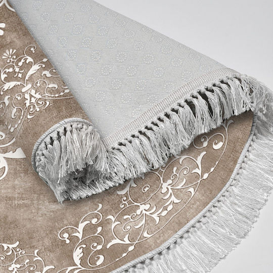Conceptum Hypnose Χαλί Στρογγυλό Beige-White Φ160cm
