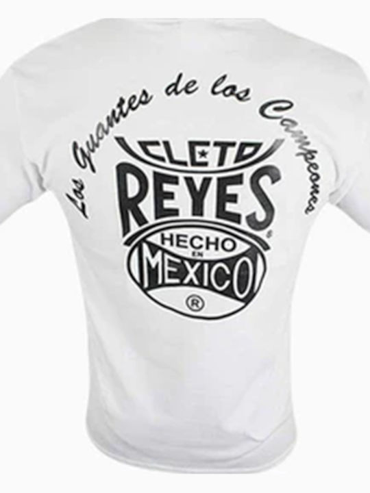 Cleto Reyes Men's Short Sleeve Shirt CR-C7-WH for MMA / Boxing White