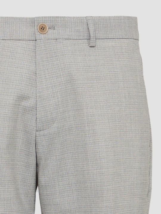 Pantalon Bărbați De Costum Slim Fit Gri