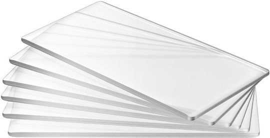 Vevor Σετ Επιφάνεια Κοπής Χάρτινη Διάφανο 17x8cm 6τμχ