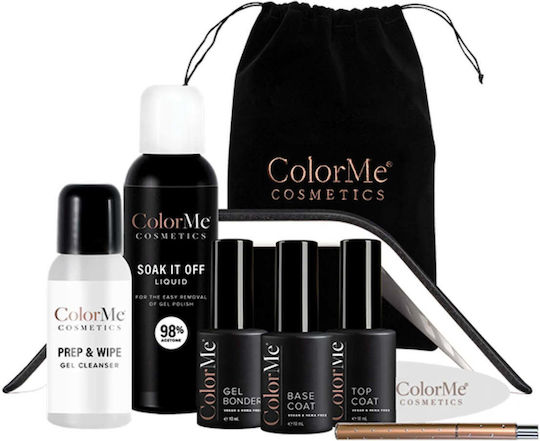 Kit Începători Manichiură Semi-permanent Starter Kit Colorme Cosmetics 8 Articole
