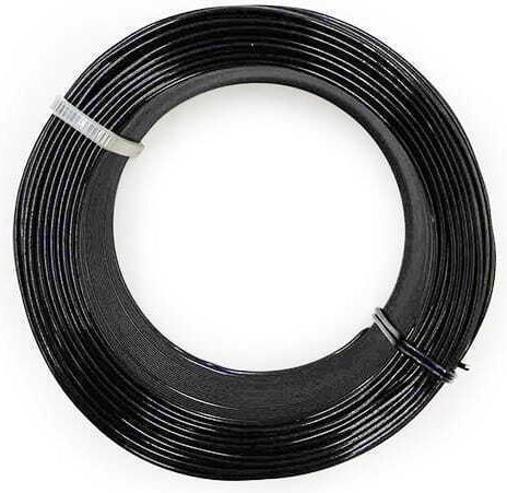 Floral Wire Small Ring 1mmx50m Black