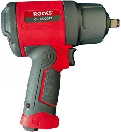 Rooks OK-04.0027 Luftschlagschrauber 1/2" mit Maximalem Drehmoment 178,45kgm