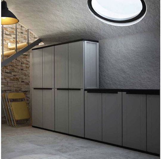 Double-Leaf Cabinet JLine 268 Plastic with 3 Shelves 268 68x37.5x163.5 cm