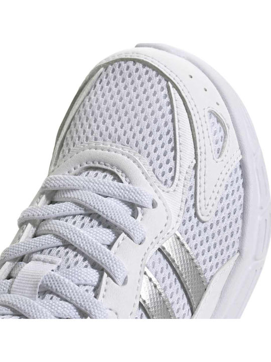 Kids Sports Shoes Running with Laces White