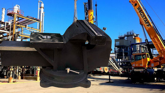Bass Polska Drehbare Schraubstock Mechanisch aus Mangan mit Maximale Öffnung 250mm