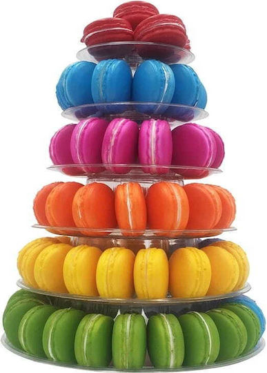 Stand Display Macarons 6-tier Multi-level Standing Tower