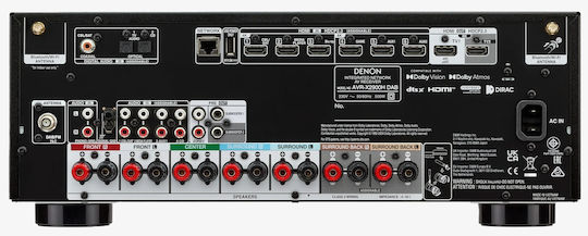 Denon AVR-X2900H Ενισχυτής Home Cinema 7.2 Καναλιών με Dolby Atmos Μαύρος