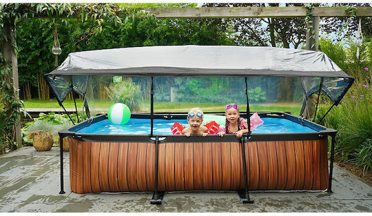 Exit Toys Pool Awning with Length 200cm Black