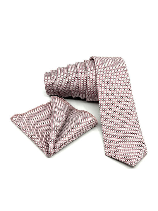 Legend Accessories Legend Set Cravate Bărbați Tipărit Negru / Roz