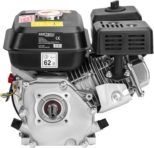 Kraft & Dele Motor pe benzină 210cc 7 CP 3600 rpm cu demaror (rezervor 3.6 lt)
