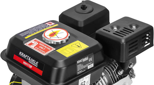 Kraft & Dele Motor pe benzină 210cc 7 CP 3600 rpm cu demaror (rezervor 3.6 lt)