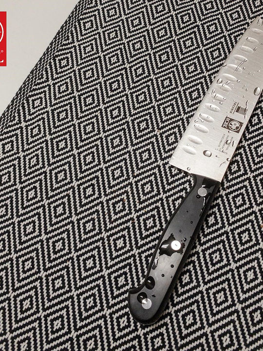 Icel Technik Μαχαίρι Santoku από Ανοξείδωτο Ατσάλι 18cm