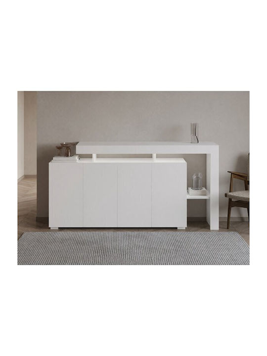 Kailua 2825 Holz Sideboard Weiß 170x35x80cm