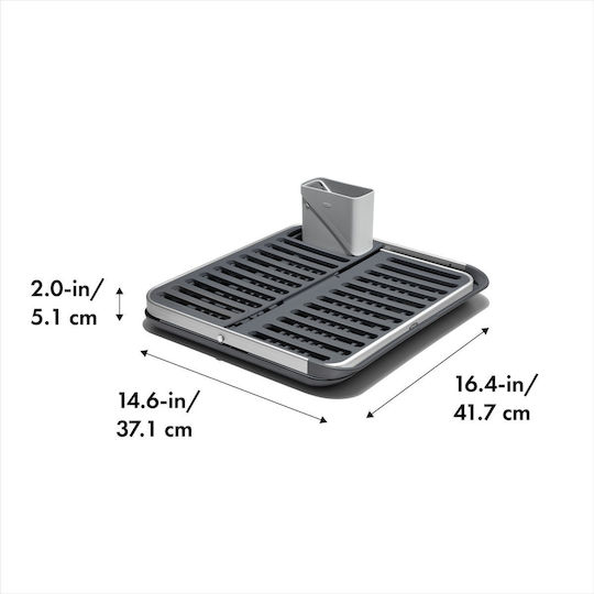 OXO Inox Geschirrabtropfer & Abtropfgitter Graues 41.7x37.1x5.1cm OXO Inox Geschirrabtropfer & Abtropfgitter Graues 41.7x37.1x5.1cm