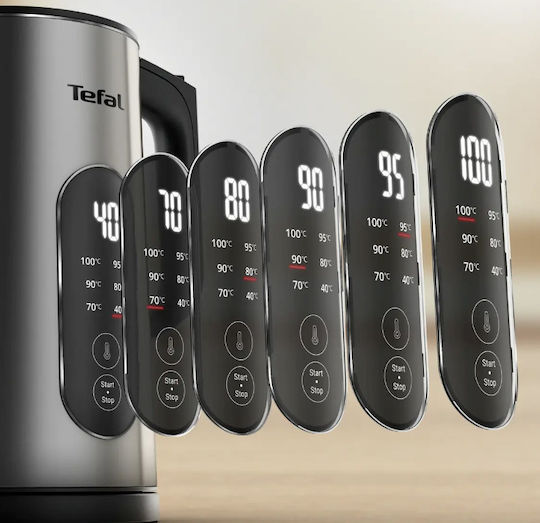 Tefal Βραστήρας 1.7lt 1500W Καφέ