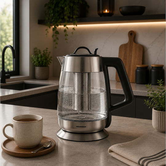 Heinner Fierbător 1.8lt 2200W Argintiu