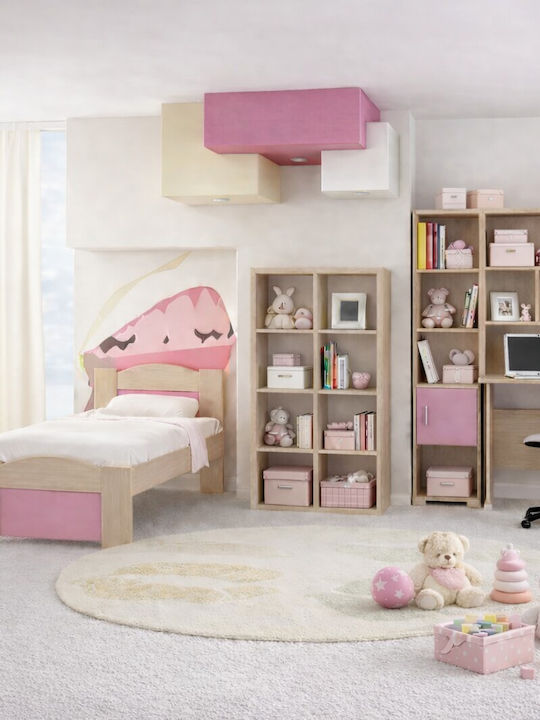 Wave Kids Bed Classic Single Beige for Mattress 90x190cm