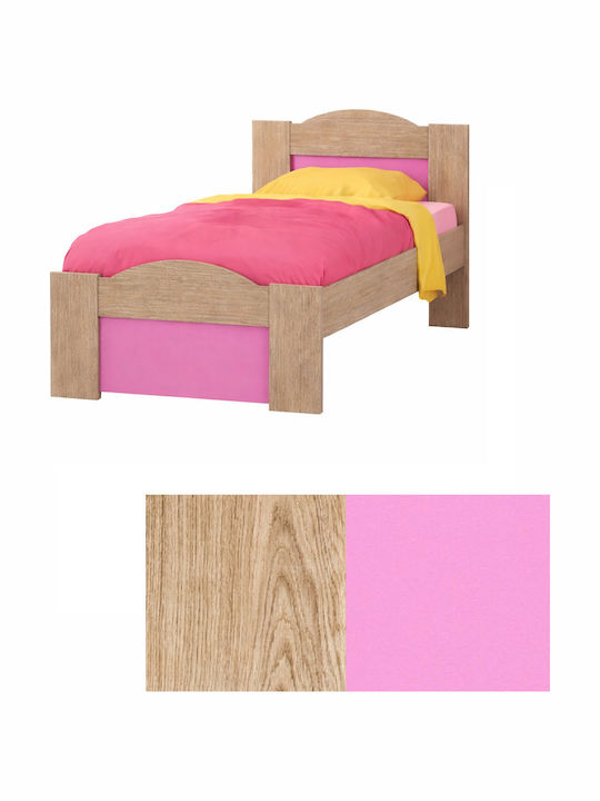 Wave Kids Bed Classic Single Beige for Mattress 90x190cm