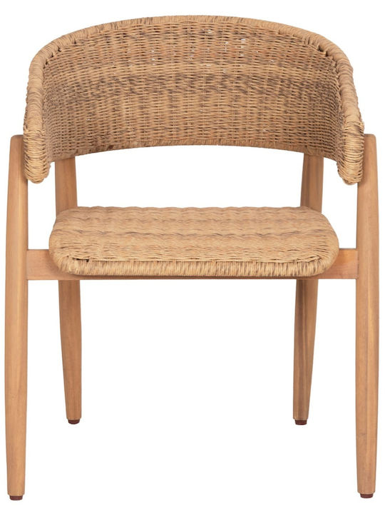 Set de sufragerie pentru exterior 7 piese din acacia