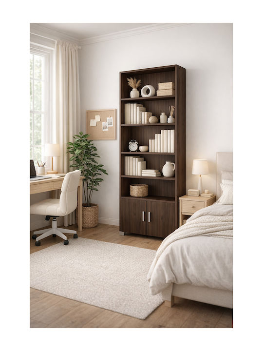 No 12 Bücherregal Boden Wenge 75x30x180cm