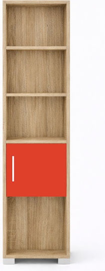 No 13 Библиотека Подов Oak-Red 40x30x180см