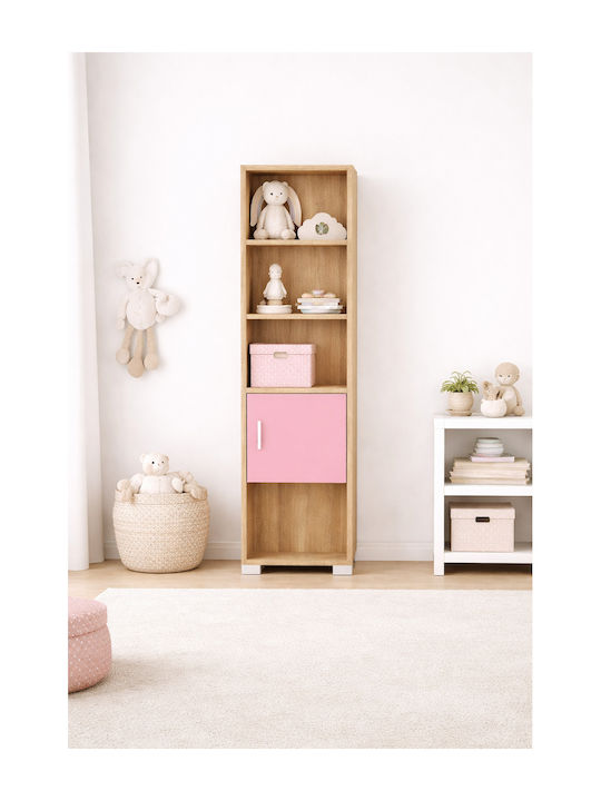 No 13 Bücherregal Boden Rosa 40x30x180cm