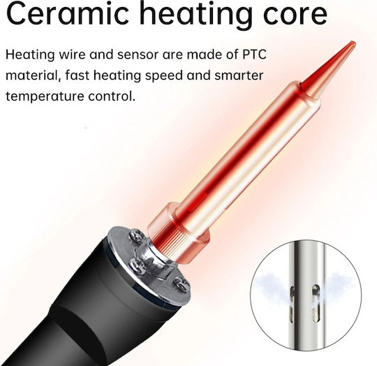 Digital Ceramic Electric Soldering Iron 90w 220v Adjustable Temperature LCD Display Dgyibao 988