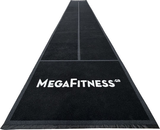 MegaFitness Подова настилка за фитнес оборудване Черна 1бр