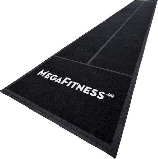 MegaFitness Подова настилка за фитнес оборудване Черна 1бр