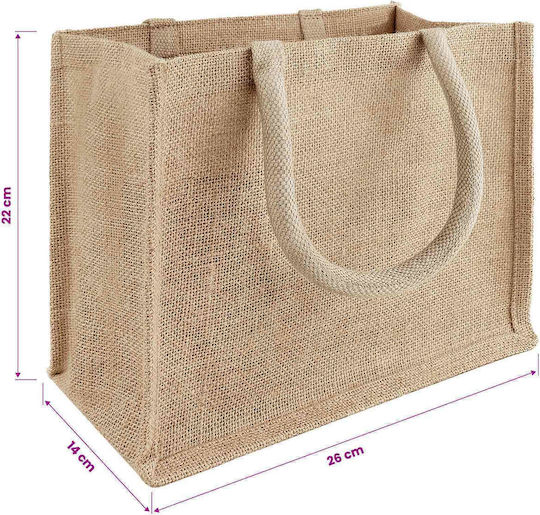 Vidaxl Чанти Юта 50 Бр Натурални 26 X 22 X 14 См