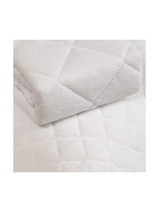 Melinen Set Protecții pentru Pernă Impermeabile Matlasat Albe 50x70cm.
