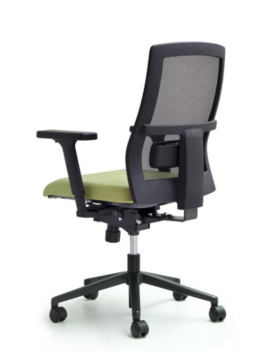 Office Chair with Adjustable Arms Black