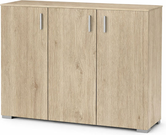 24 Wooden Shoe Organizer Oak 100x36x92cm
