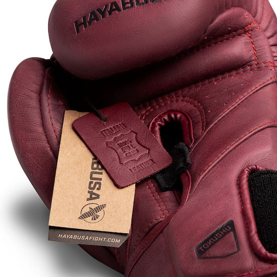 Hayabusa Kanpeki Lx Boxing Gloves Leather Competition Red