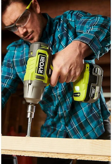 Ryobi RIW18-0 Brushless Impact Wrench Battery 18V Solo with 1/2" & Hex Socket