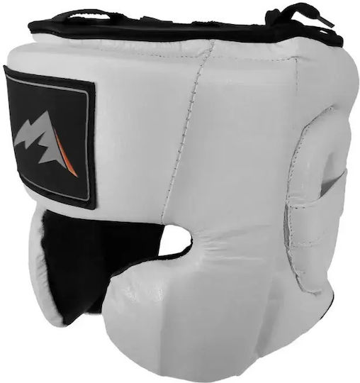 Olympus Sport 301035 M Mavro Boxhelme Erwachsene Offenes Gesicht Leder Schwarze