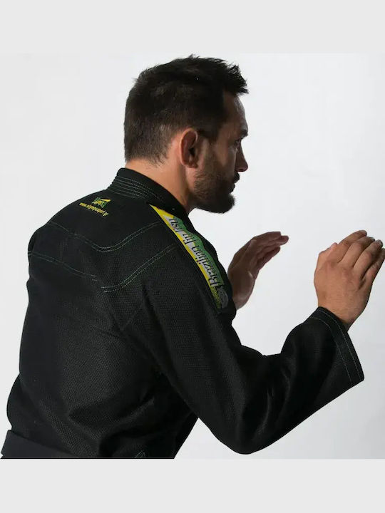 Olympus Uniformă pentru bărbați Brazilian Jiu Jitsu Neagră