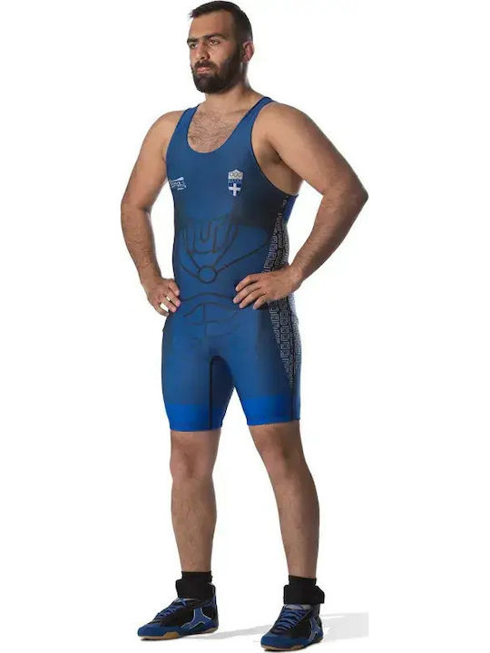 Olympus Costum De Baie De Lupte Pentru Bărbați Roșu