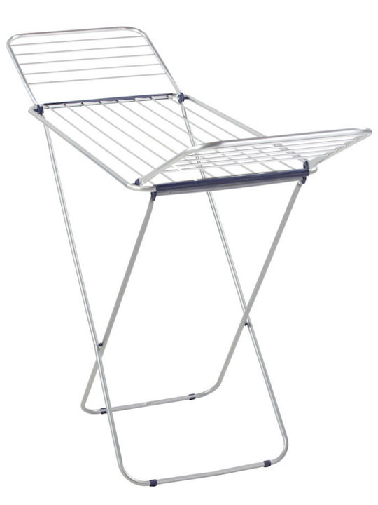 Sidirela Aluminum Folding Floor Clothes Drying Rack with Hanging Length 18m