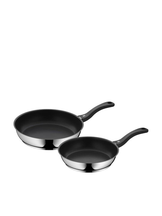WMF Devil Stainless Steel Pans Set with Non-stick Interior Coating 2 Pieces