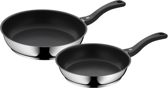 WMF Devil Stainless Steel Pans Set with Non-stick Interior Coating 2 Pieces