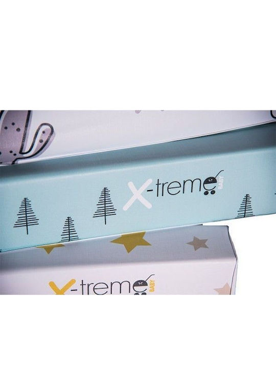 X-treme Baby Soft Changing Pad Stars din plastic Gri 44x70cm