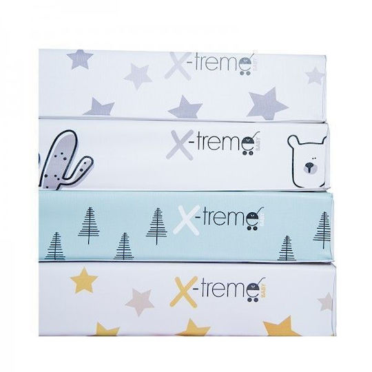 X-treme Baby Μαλακή Αλλαξιέρα Indian από Πλαστικό Grey 44x70cm