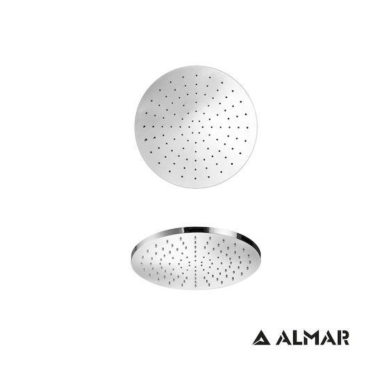 Almar Rund Duschkopf 25cm mit Verlängerungsarm